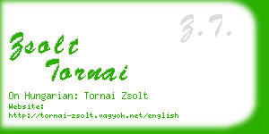 zsolt tornai business card